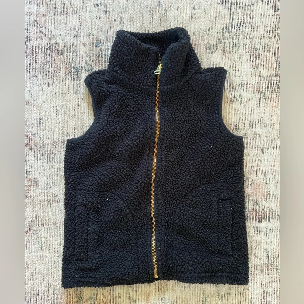 Old Navy Kids Black Fleece Vest xs